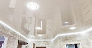 Натяжной ПВХ потолок Ахтубинск, цена от 2121 руб.